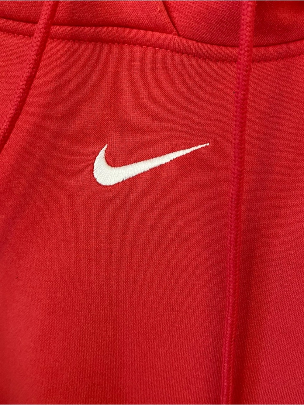 Nike Bright Coral Hoodie with Small White Swoosh - Picture 2 of 7